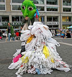 Photograph of Plastic Bag Monster from New York Daily Photo on Flickr